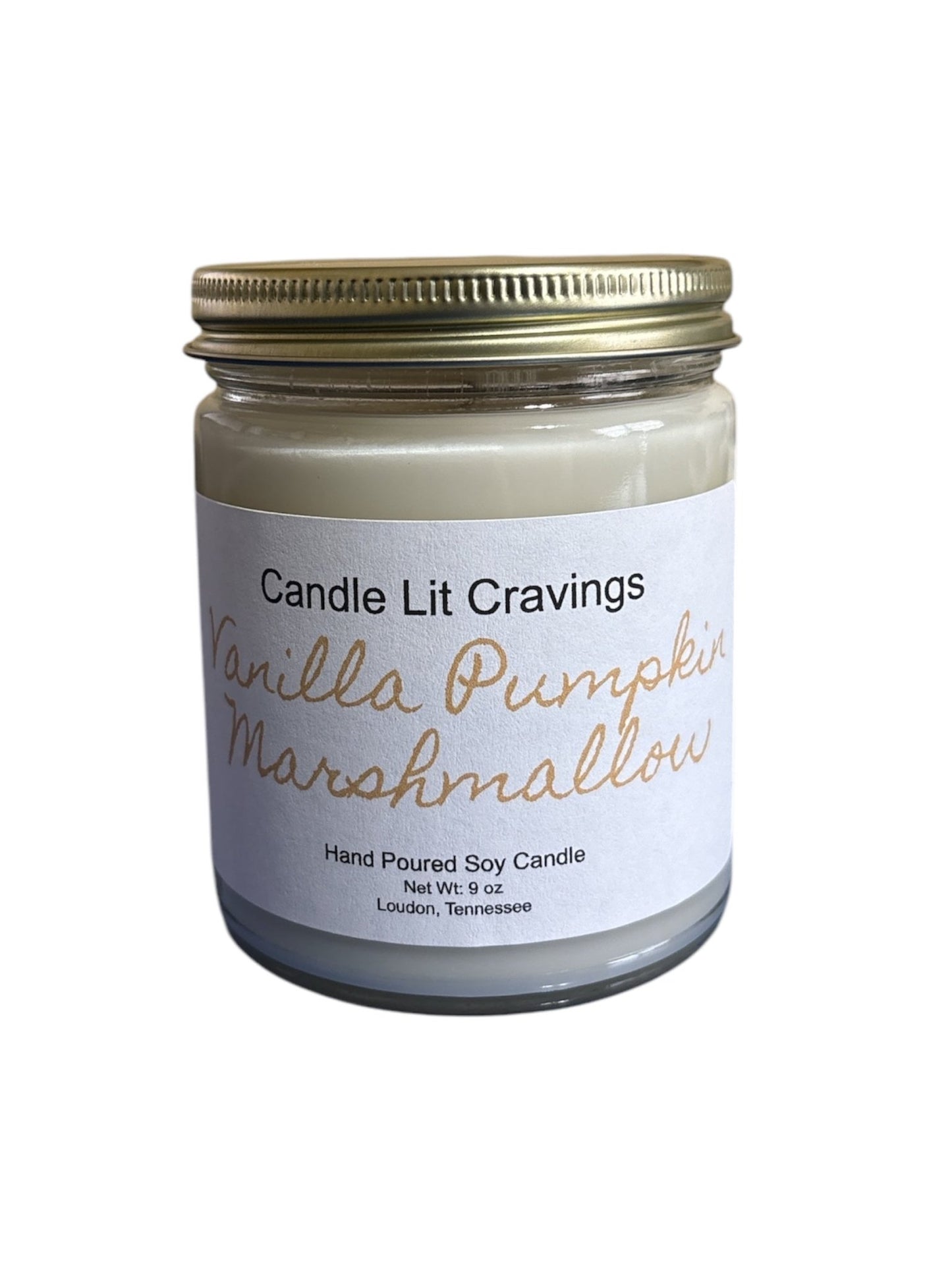Vanilla Pumpkin Marshmallow CandleCandle Lit Cravings