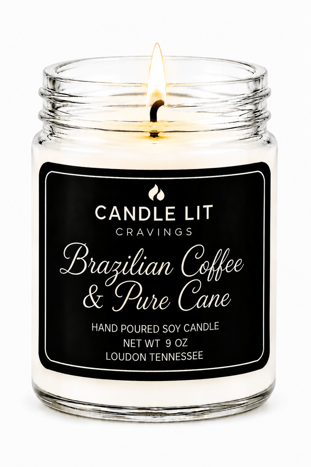 Brazilian Coffee and Pure CaneCandle Lit Cravings