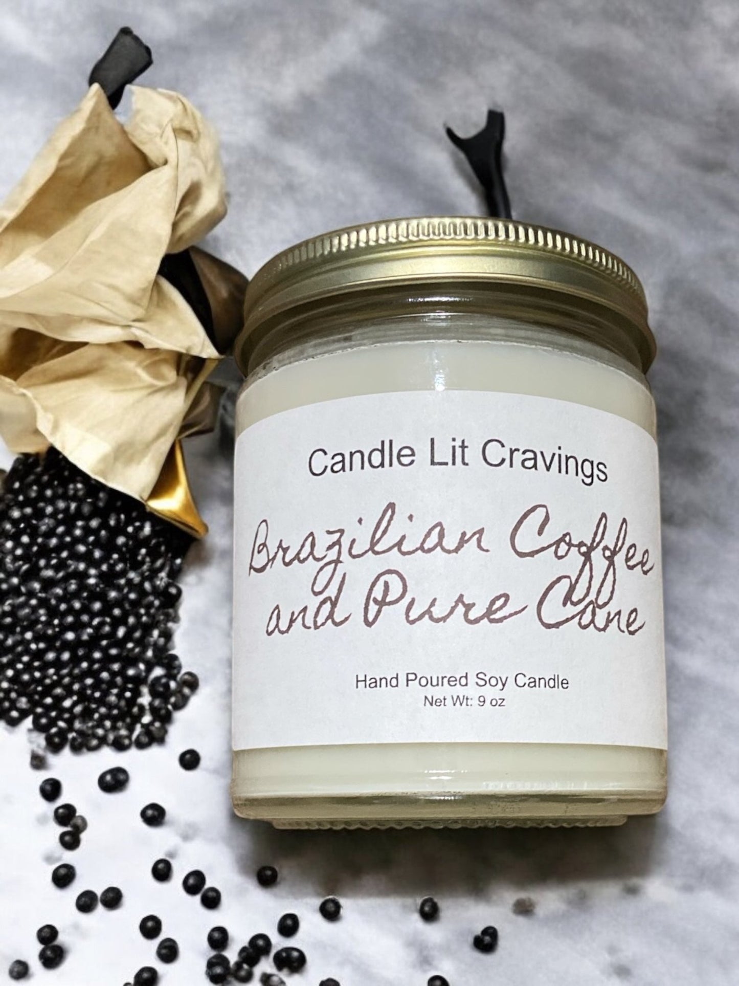 Brazilian Coffee and Pure CaneCandle Lit Cravings