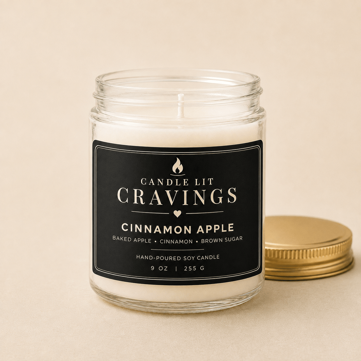 Cinnamon AppleCandle Lit Cravings