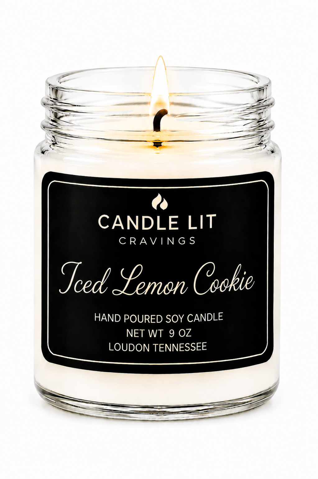 Iced Lemon CookiesCandle Lit Cravings