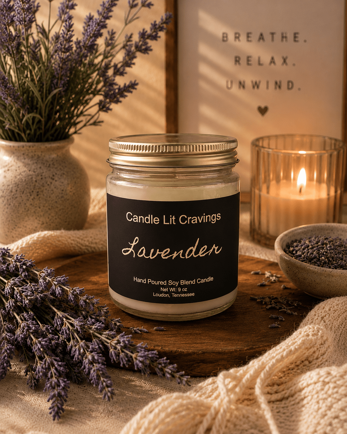 LavenderCandle Lit Cravings
