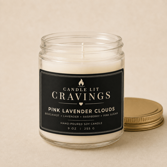 Pink Lavender CloudsCandle Lit Cravings
