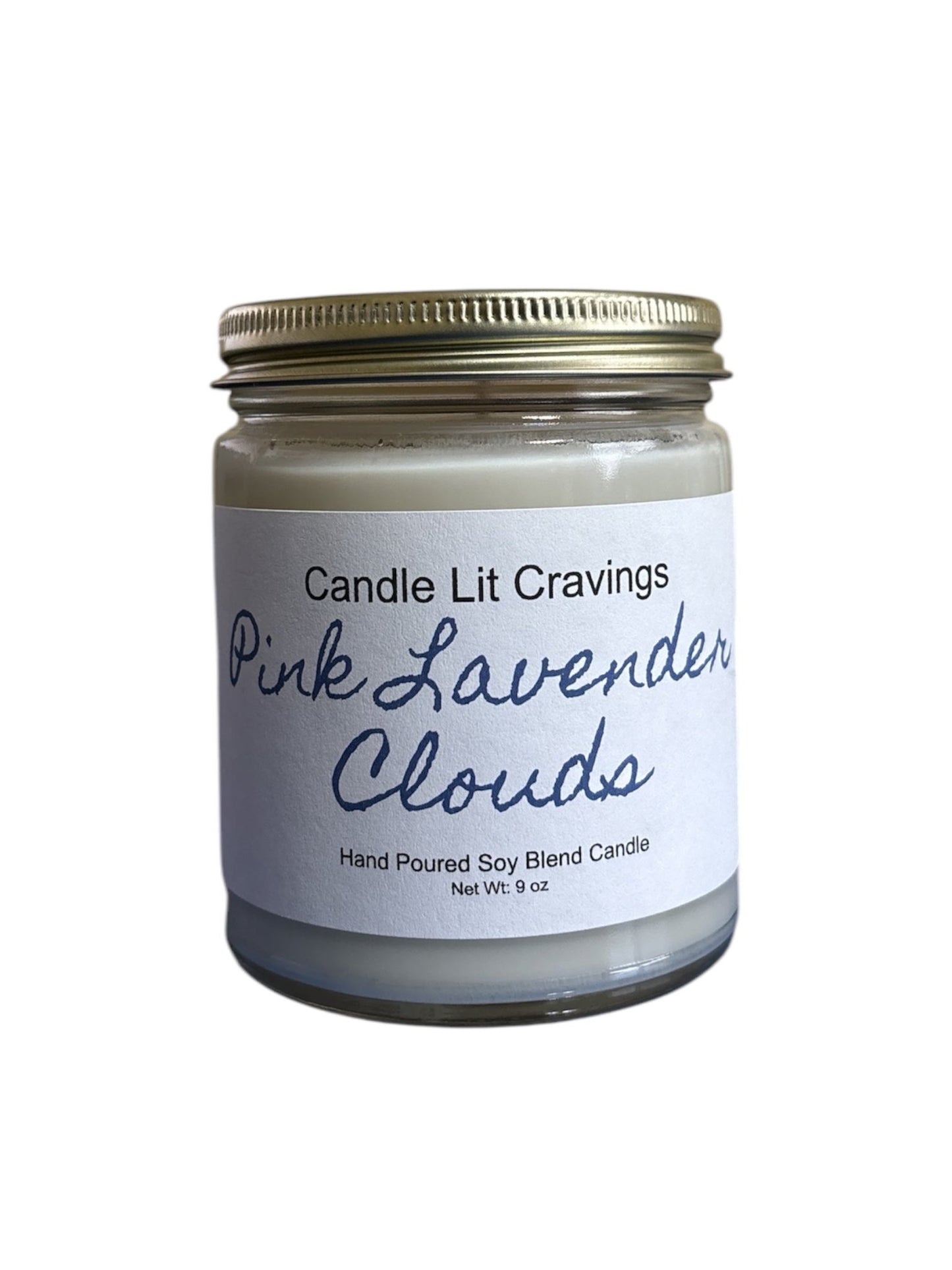 Pink lavender Clouds CandleCandle Lit Cravings