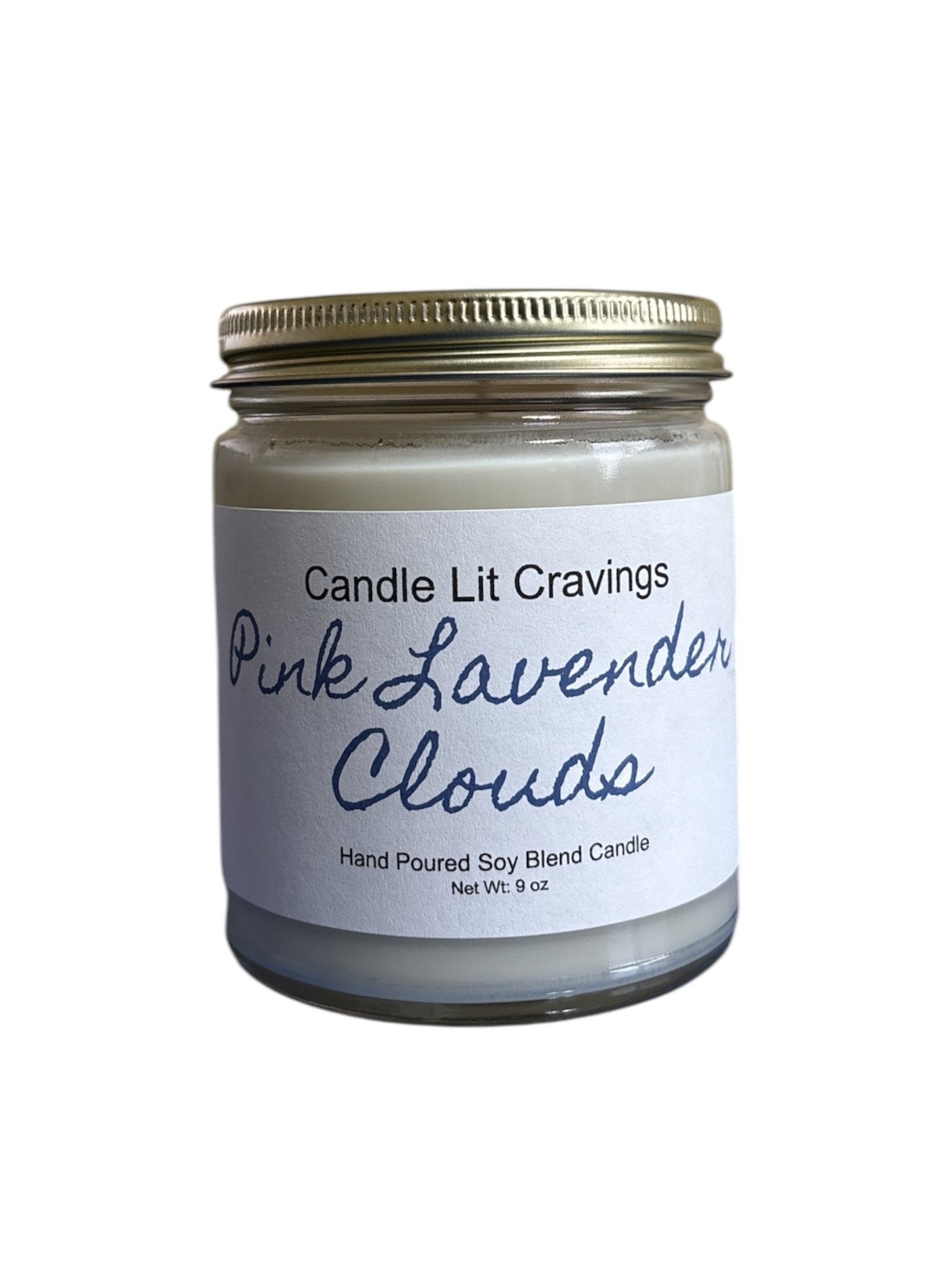 Pink lavender Clouds CandleCandle Lit Cravings